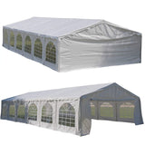 DELTA 40'x20' Budget PE Party Tent, Wedding Tent,Outdoor Event Canopy, Garden Shelter Gazebo,Outdoor Canopy, with Waterproof Top Cover, Removable Window Walls DELTA