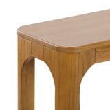 Plank+Beam Forma Console Table, 46 Inch, Solid Wood Sofa Table, Entryway Table for Hallway, Narrow Behind The Couch Table, Console Tables for Entryway, Living Room, Foyer, Easy Assembly, Pecan Plank+Beam