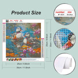hill froeistung 5D Colorful Bird Diamond Art Painting Kits for Adults,Lake,Flower Diamond Art for Beginners, DIY Full Drill Mallard Duck Diamond Art Painting(12X12 inch) hill froeistung