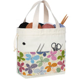 TOGETRUE Yarn Bag, Knitting Crochet Tote Bag, Yarn Storage Bags Organizer, Crochet Bags for Crocheting Project, Store Skein Ball, Short Knitting Needle (Butterfly) TOGETRUE