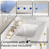 IRONCK Bathroom Vanity with Sink, 30" Bathroom Cabinet with 2 Drawers and Storage, Modern Bathroom Vanity Set, Easy Assembly IRONCK