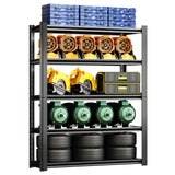 72" H Garage Shelving Units 5 Tier Industrial Storage Shelves Adjustable Metal Shelving 3000LBS Heavy Duty Shelves Utility Shelf Storage Rack for Garage,Warehouse, Basement(19.6"D×59"W×72"H) SGFHNV