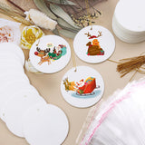 ZOCONE 60 Pcs Sublimation Ornament Blanks,Sublimation Christmas Ornament Blanks,DIY Christmas Ornaments for Christmas Decoration ZOCONE