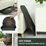 HXMARS Foldable Jigsaw Puzzle Board: Large Portable 1000 Pieces Puzzle Mat with Puzzle Sorter Trays, Puzzle Storage Saver to 500 & 1000 Pieces with Storage Bag(Grey) HXMARS