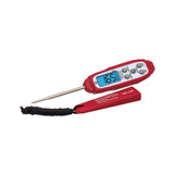 Taylor Digital Waterproof Thermometer with Bright Blue Backlight for Kitchen, Meat, Food, Grill, BBQ Cooking, Red, Standard,(806GW) Taylor