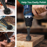 Ball Grinding Head, 5/8‑11in Wood Carving Burrs Carbon Steel Sphere Rotary Burr Ball Gouge Grinding Head Woodworking Attachment Tool for Wood Carving Grinding Polishing Engraving Agatige