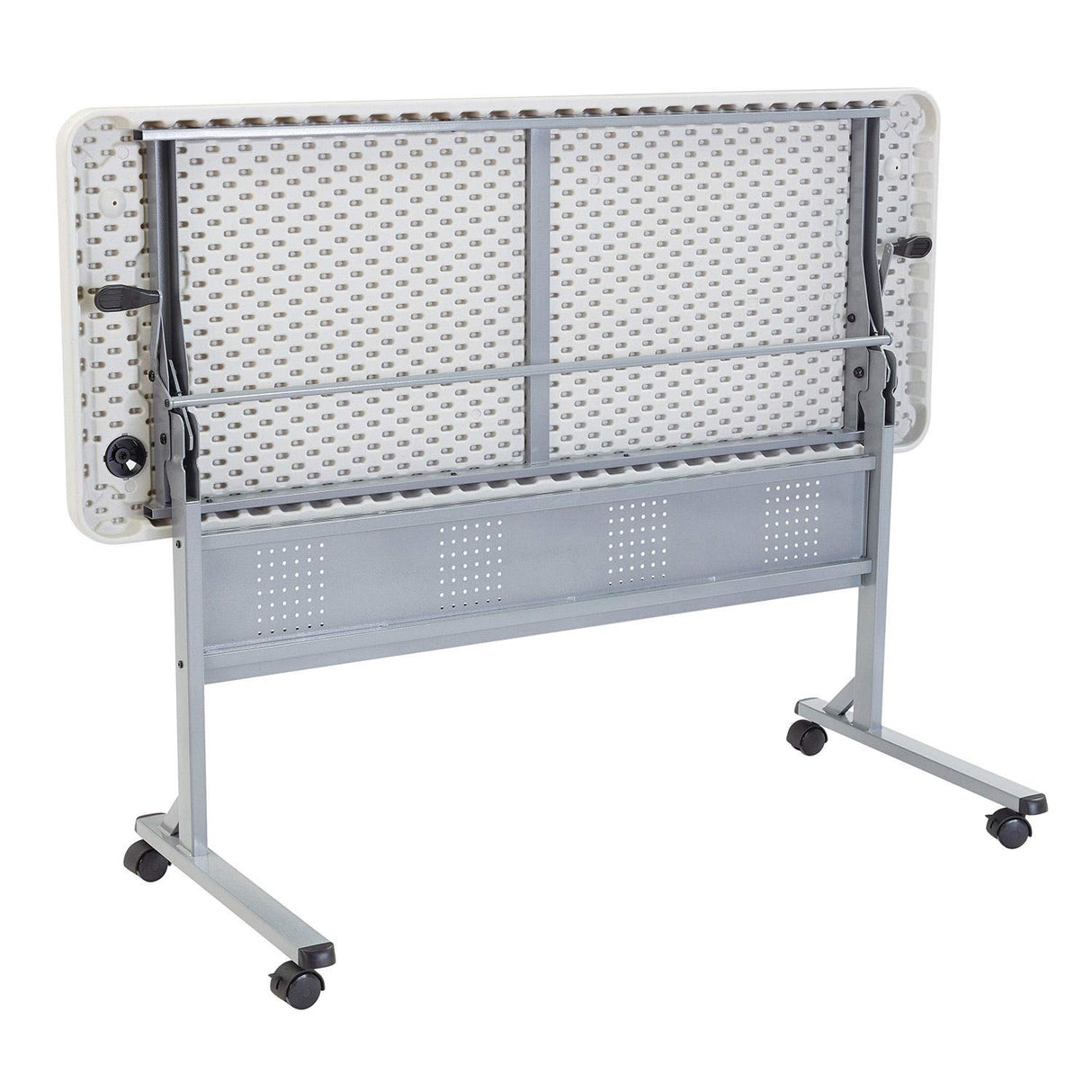 Global Industrial Blow Molded Folding Training Table, Gray, 60" x 24" Global Industrial