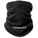 YESWELDER Flame Resistant Neck Gaiter, Welding Face Mask Black Headwear Bandana YESWELDER