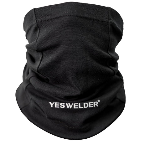 YESWELDER Flame Resistant Neck Gaiter, Welding Face Mask Black Headwear Bandana YESWELDER