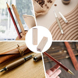 OLYCRAFT 20Pcs Pre-Drilled Short Pen Blanks with 7mm Hole Wood Drilled Short Pen Blanks Rectangle Pre-Drilled Wood Pen Blanks Wood Turners Pen Blanks for Turning-Pen Blanks 2.5x0.7x0.7 Inch OLYCRAFT