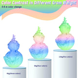 ERYONE Silk Rainbow Filament PLA 1.75mm for 3D Printer +/- 0.03mm, 0.25kg*4 Spools, Palette, Mountain Mirage, Sunset, Waterfall Rainbow ERYONE