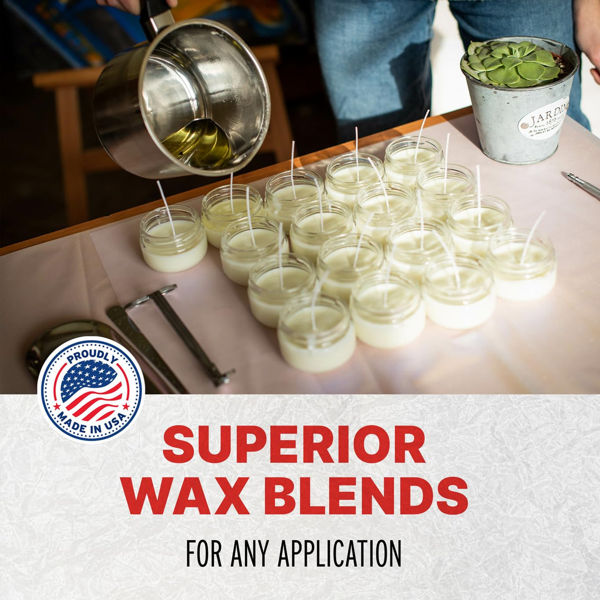 Blended Waxes, Inc. Microcrystalline Wax Block, Sculpting & Casting Wax, Candle Making and Everyday Use, 1lb, Pack of 1 BW Blended Waxes, Inc.