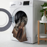 Highland Cow Blanket Highland Cow Throw Blankets Rustic Farmhouse Cattle Print Cozy Fleece Flannel Stuff Plush Lightweight Bedding Lover Gifts for Men Women Adults for Couch Sofa Bed Decor 40"X50" nanen