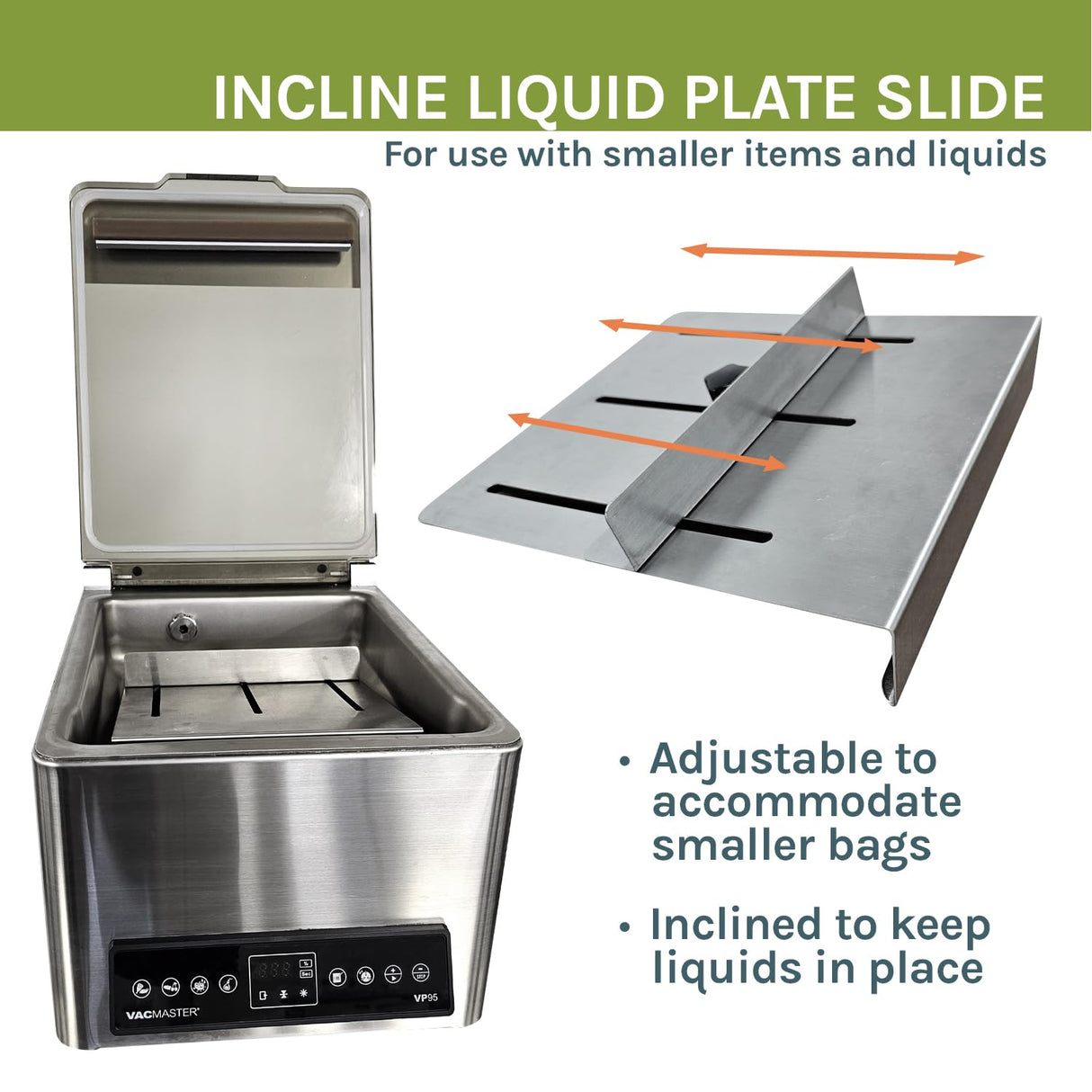 VacMaster VP95 Chamber Vacuum Sealer with Industrial Oil Pump. Great for Portioning, Meal Prep, Restaurants, Catering, Food Trucks, Sous Vide, Home. Great for Dry Goods, Liquids and Marinades. Vacmaster