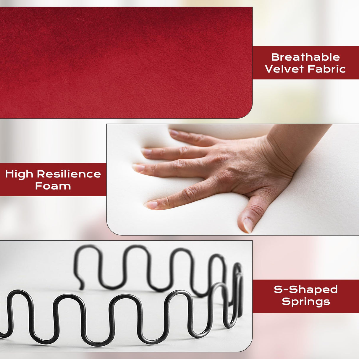 Nolohoo Swivel Accent Chair, Comfy Modern Swivel Barrel Chairs with Skirt, 360°Upholstered Velvet Small Club Armchair Reading Chairs for Living Room Nursery Bedroom Lounge, Red Nolohoo