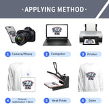 METFUIN 2 Pack Polyester Adult Crewneck Sweatshirt for Sublimation Heat Press White Blank Sweatshirt (Large, White) METFUIN