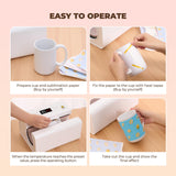 CURECURE Auto Tumbler Heat Press Machine, Fast and Evenly Heat-up, Adjust Temperature and Time, Auto Shut-Off, Mug Heat Press Use for 11-30oz Sublimation Tumblers, Mugs, Water Bottle, Glasses CURECURE