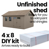 Handy Home Products Scarsdale 10x16 Do-it-Yourself Wooden Storage Shed with Floor Handy Home Products