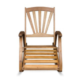 Christopher Knight Home Alva Outdoor Acacia Wood Rocking Chair with Footrest, Teak Finish Christopher Knight Home