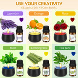 Candle Making Kit for Adults, DIY Soy Candles Making Supplies for Beginners, Complete Candle Kit for Starter, Perfect as Home Decoration Party Gift KIYTARBOO
