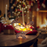 Drawelry 3D Wood Carving Animals Lamp Home Decorative, Cute Bear Family Elephant Presents Ideas Christmas Living Room Office Decor Warm LED Night Lights Gift for Friend Daughter Son Mom Dad (Eagle) Drawelry