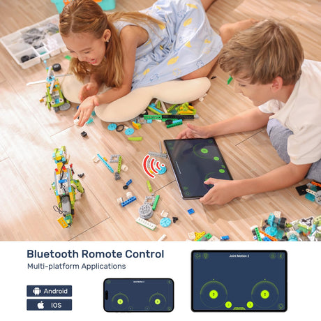 Coding Robot Kit for Kids Ages 6+, 200+ in 1 APP Control Dinosaur Robot Toy, Educational Scratch Program Robotic Kit with 47 Video Courses,Birthday Children's Day Gift for Boys Girls(600 Blocks) makerzoid