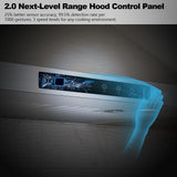 VIKIO HOME Wall Mount Range Hood 30 inch,Kitchen Vent Hoods 980 CFM Ducted/Ductless Range Hood,with Gesture Sensing & Touch Control Switch Panel, 3 Speed Exhaust Fan Permanent Filter VIKIO HOME