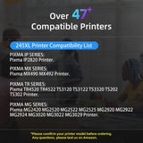 PG-245XL Black Ink Cartridge Replacement for Canon PG-245 PG-245XL 245XL Black Ink for PIXMA MX490 TR4520 TS3322 TR4522 TR4500 TS3122 TS3300 MX492 MG2522 TS3320 TS3100 Printer（1 Black） FACMS