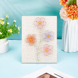 WEBEEDY DIY Daisy String Art Kit for Adults Beginners, Plumeria Flowers Nail String Craft Kit, Include All Accessories Creative Craft Kits Home Wall Decorations Unique Gift for Wedding WEBEEDY