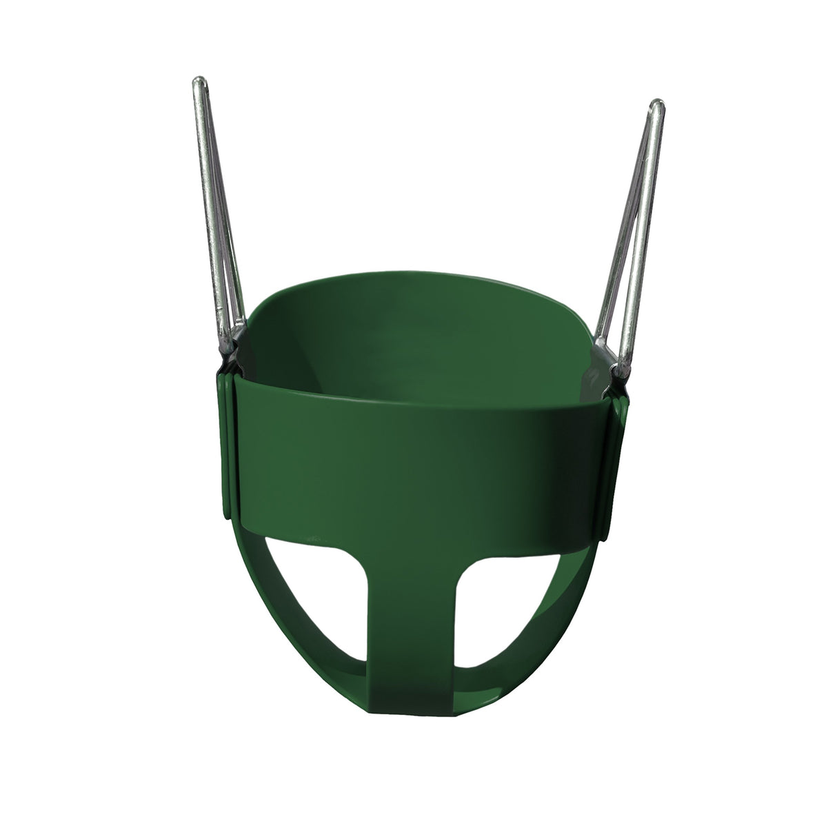 Gorilla Playsets 04-0008-G/G Full Bucket Toddler Swing, Bucket, Green 60" Plastic Coated Chains, 50 Lb Capacity Gorilla Playsets