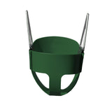 Gorilla Playsets 04-0008-G/G Full Bucket Toddler Swing, Bucket, Green 60" Plastic Coated Chains, 50 Lb Capacity Gorilla Playsets