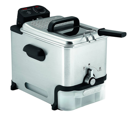 Deep Fryer with Automatic Oil Filter (FR800051) - Stainless Steel, 3.5 L T-Fal