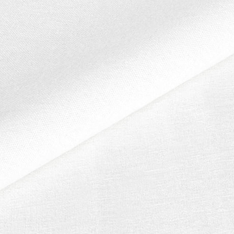 8 PCS Linen Embroidery Fabric, Pre-Cut Solid Color 12 × 12 Inch Square Needlework Fabric, Sewing Quilting Cloth for DIY Garment Crafts, Embroidery Project, Bright White LOVOUS