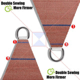 Patio Sun Shade Sail Canopy, 18' x 26' Rectangle Shade Cloth UV Block Sunshade Fabric - Outdoor Cover Awning Shelter for Pergola Backyard Garden Yard (18' x 26', Red) DIIG