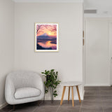 ARNLRDYA Mount Fuji Paint by Number Kits for Adults Beginner, Cherry Blossoms Paint by Numbers, Floral Sunset Acrylic Painting for Gift Home Decor(16×20inch, Unframe) ARNLRDYA