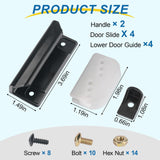 EAORBD Door Tune-Up Kit for Arrow Shed Storage Products, Dk100-A Sliding Shed Doors Kit EAORBD