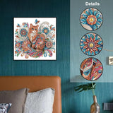 WSLWXSHM 5D Special Shape Diamond Art Kits for Beginners, Diamond Painting Kits for Adults Cat, Crystal Rhinestones Diamond Painting for Home Wall Decoration Gift 12×12inch/30×30cm, Animal WSLWXSHM