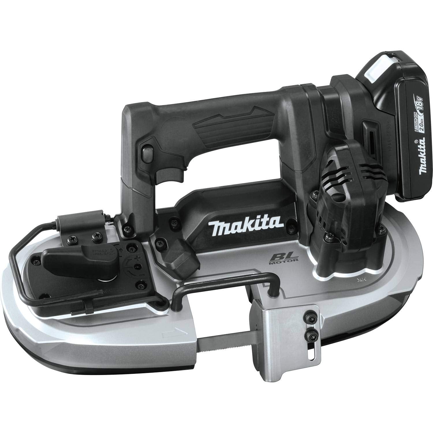 Makita XBP05R1B 18V LXT® Lithium-Ion Sub-Compact Brushless Cordless Band Saw Kit (2.0Ah) - WoodArtSupply