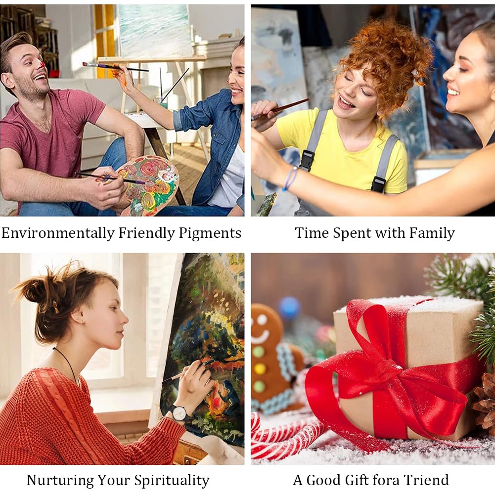 changjiawujin Lily Flower Paint by Number Rose Flowers,Still Life Vase Paint by Numbers Kit for Adults,Easy DIY Oil Painting by Numbers Art Craft Set 16x20 inch changjiawujin