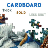 Music Room Puzzles for Adults 1000 Pieces, Pretty Musical Art Jigsaw Puzzles, Funny Cat Dog Puzzles BBOLDIN