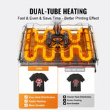 VEVOR 8 in 1 Heat Press Machine for T Shirts Hats Mugs Plates - 12x15 Swing Away Shirt Press Machine with 30 OZ Tumbler Press, Hat Press, Plate Press, Light Green VEVOR