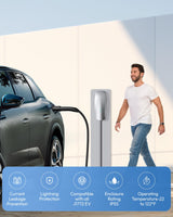 EV Charger Adapter for Tesla to J1772 - Max 50A 240V - NACS to J1772 Charging Adapter Compatible with Tesla Mobile Connectors,Wall Connectors,Destination Chargers - Black POWER TALK