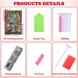 DOMROM Christmas Diamond Painting Kits, Dog and Cat 5D Diamond Art Kits,Gem Art Painting with Diamonds Dots, Arts and Crafts for Beginners Adult Wall Decor 12 x 16inch DOMROM