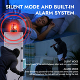 KAER 13-15 Gun Safe,Gun Safe for Rifles and Pistols,Double Layer Electronic Gun Cabinet,Gun Safes for Rifles Adjustable Gun Racks,Rifle Safes for Home with Separate Lockbox KAER