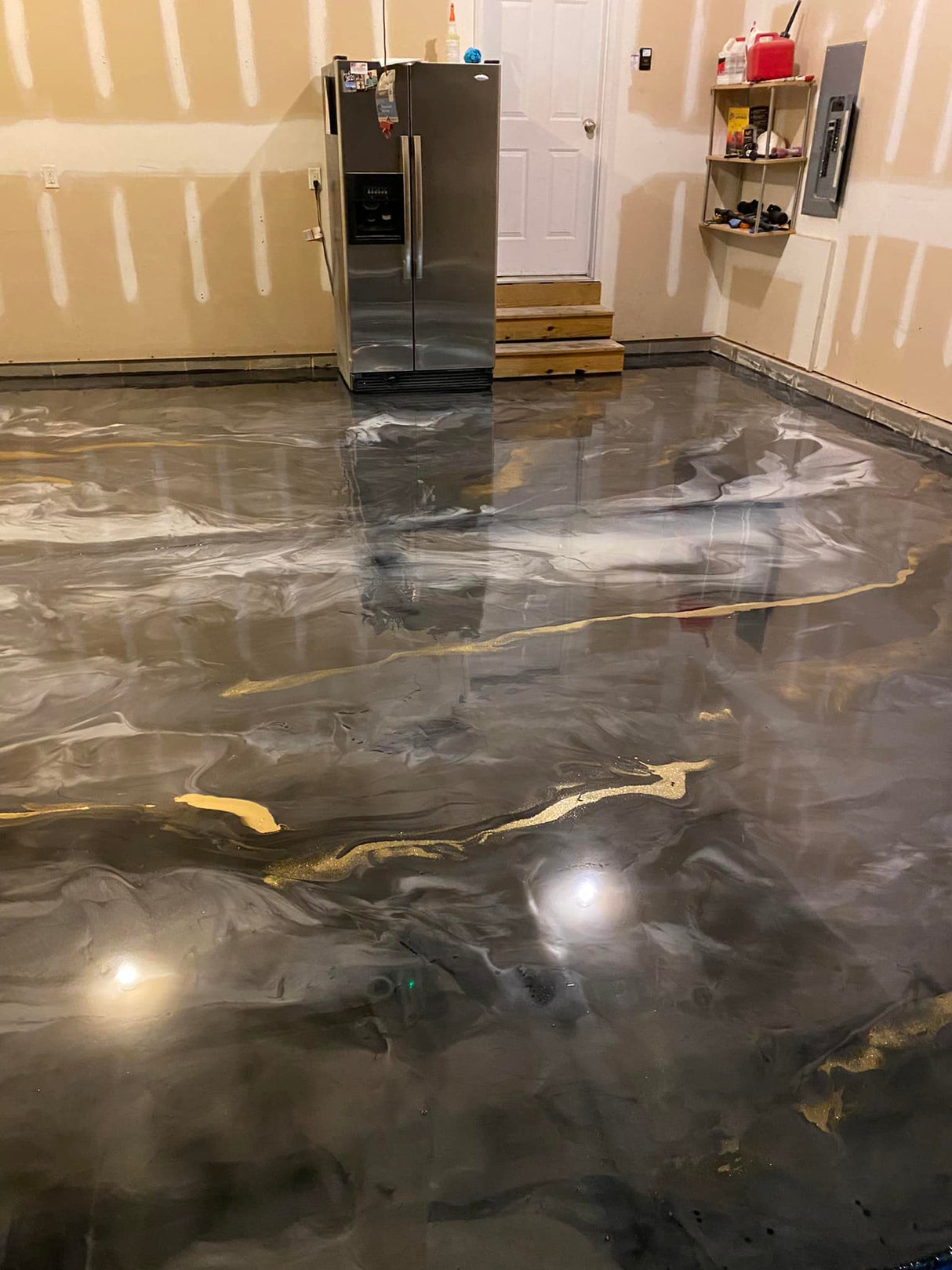 Bulletproof Resins: Single Shot |100% Solids Epoxy Resin Kit (3 Gallons) Solvent-Less, Two Component Gloss Coat Finish- Low VOC! Industrial Use, Garages, Floors & More! (Gray - 3 Gall) BallistiX