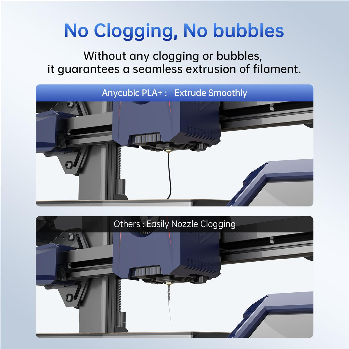 ANYCUBIC PLA Plus (PLA+) 3D Printer Filament 1.75mm, High Toughness 3D Printing Filament, Dimensional Accuracy +/- 0.02mm, Print with Most FDM 3D Printers, 1KG Spool, Gray ANYCUBIC