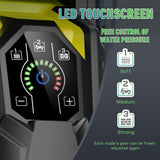 Electric Pressure Washer 5000PSI-Max 3.6GPM Power Washer Touch Screen Adjustable Pressure,4 Nozzles and 500ml Foam Cannon Power Washer Cleaning for Patio Yellow Le Hao Tool