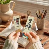 INCOK Christian Diamond Art Bookmarks - 6 Pcs DIY Bible Verse Diamond Painting Bookmarks with Mountains Rivers Pattern Religious Gem Art Craft Inspirational Gift for Reading Lovers Beginners INCOK