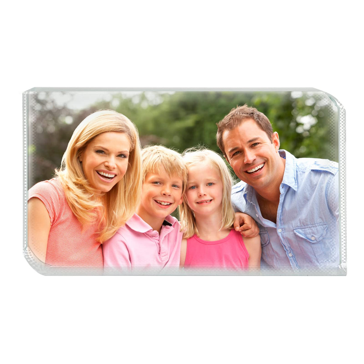 YGFRSTO Crystal Sublimation Blanks Sublimation Glass for Custom Picture Photo Frame, Award Plaque, Crystal Tabletop Decor, in-Loving Memory Sublimatin Printing Products (Rectangle) YGFRSTO