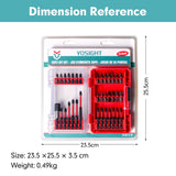 35Pcs Screwdriver Bits Set S2 Steel Screwdriver Impact Kit With a Storage Box, Used for Power Screwdrivers and Electric Drill Drivers YOSIGHT